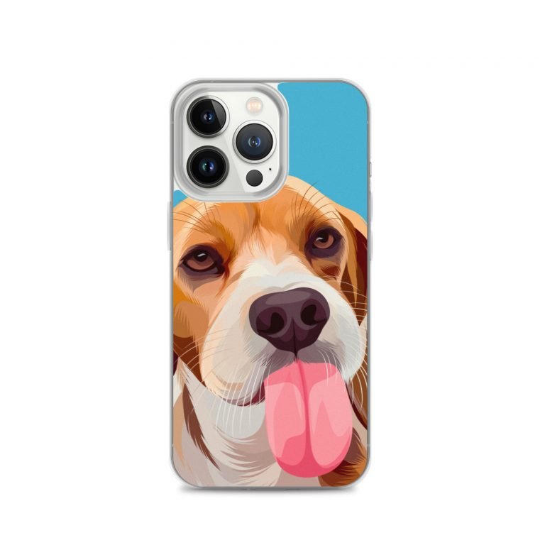 cheeky beagle tongue funny iphone case