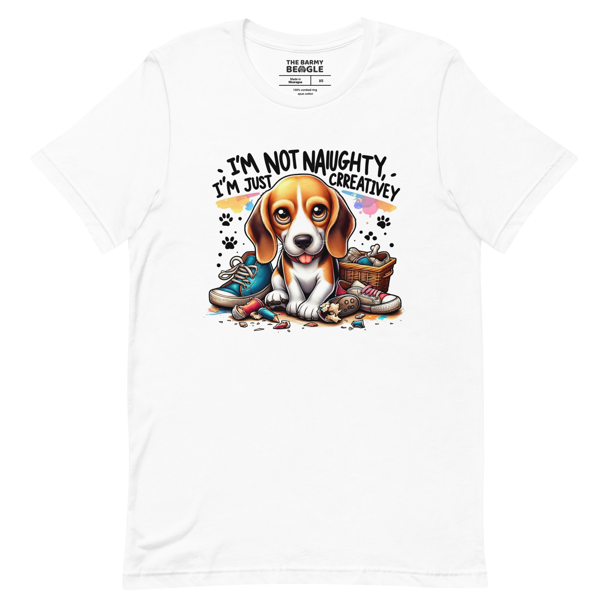 Creatively Naughty Funny Beagle T-Shirt 1 Creatively Naughty Funny Beagle T-Shirt