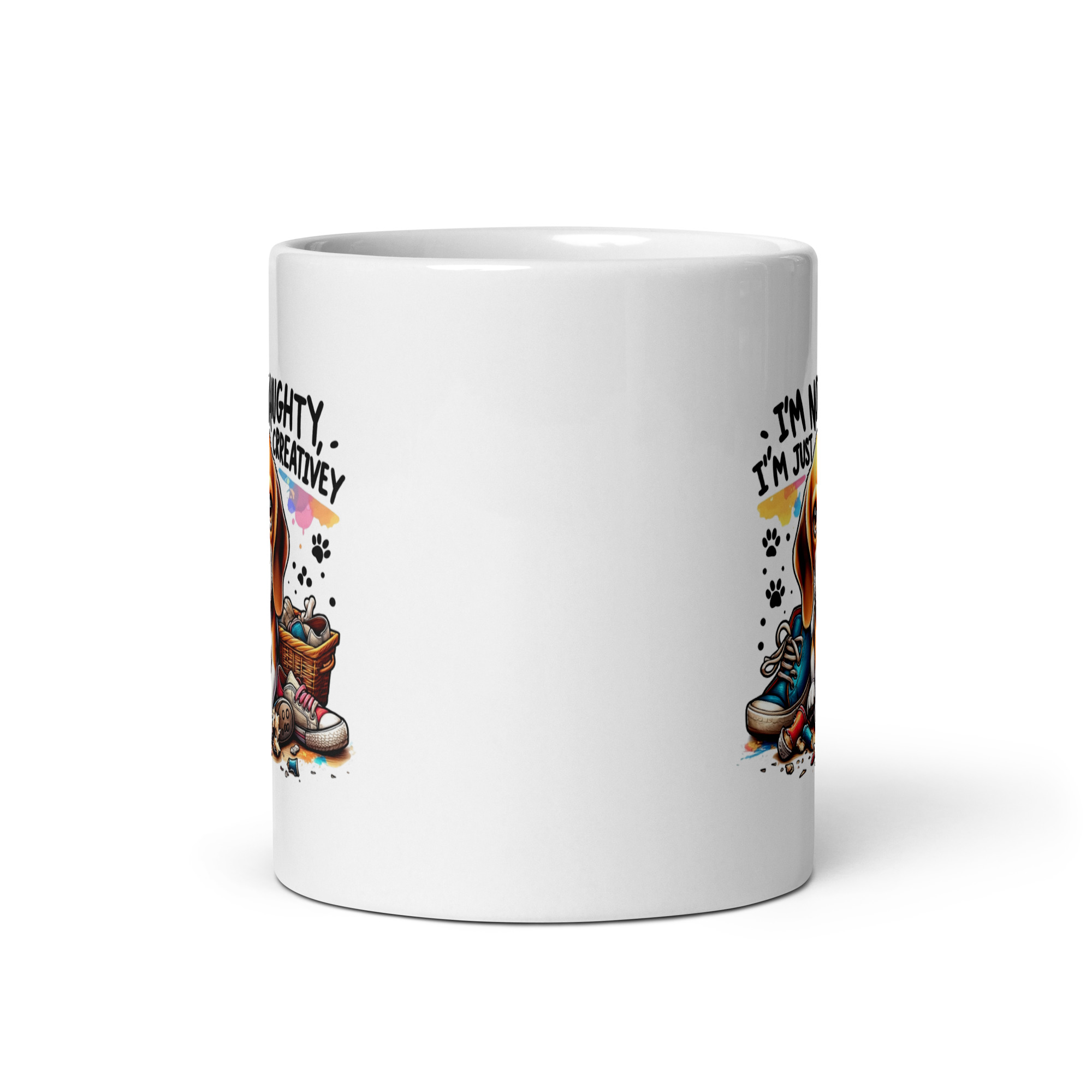 Creatively Naughty Funny Beagle Coffee Mug 3 Creatively Naughty Funny Beagle Mug