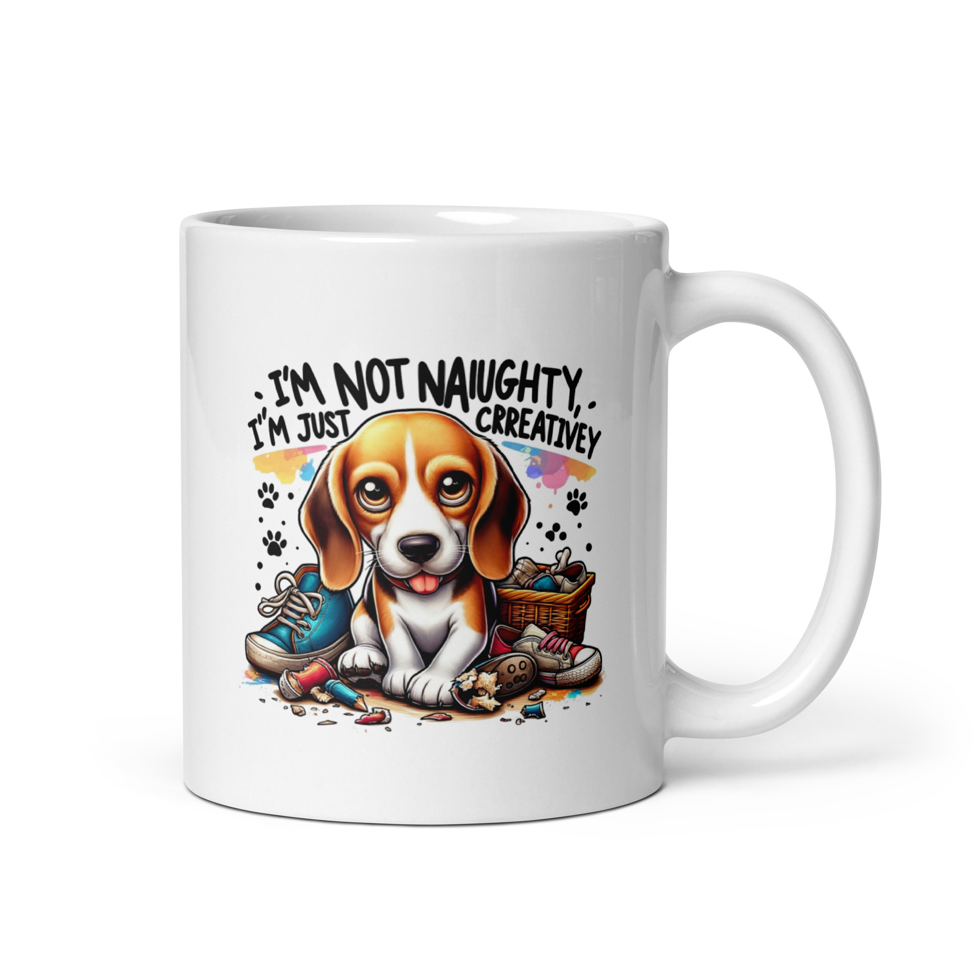 Creatively Naughty Funny Beagle Coffee Mug 2 Creatively Naughty Funny Beagle Mug