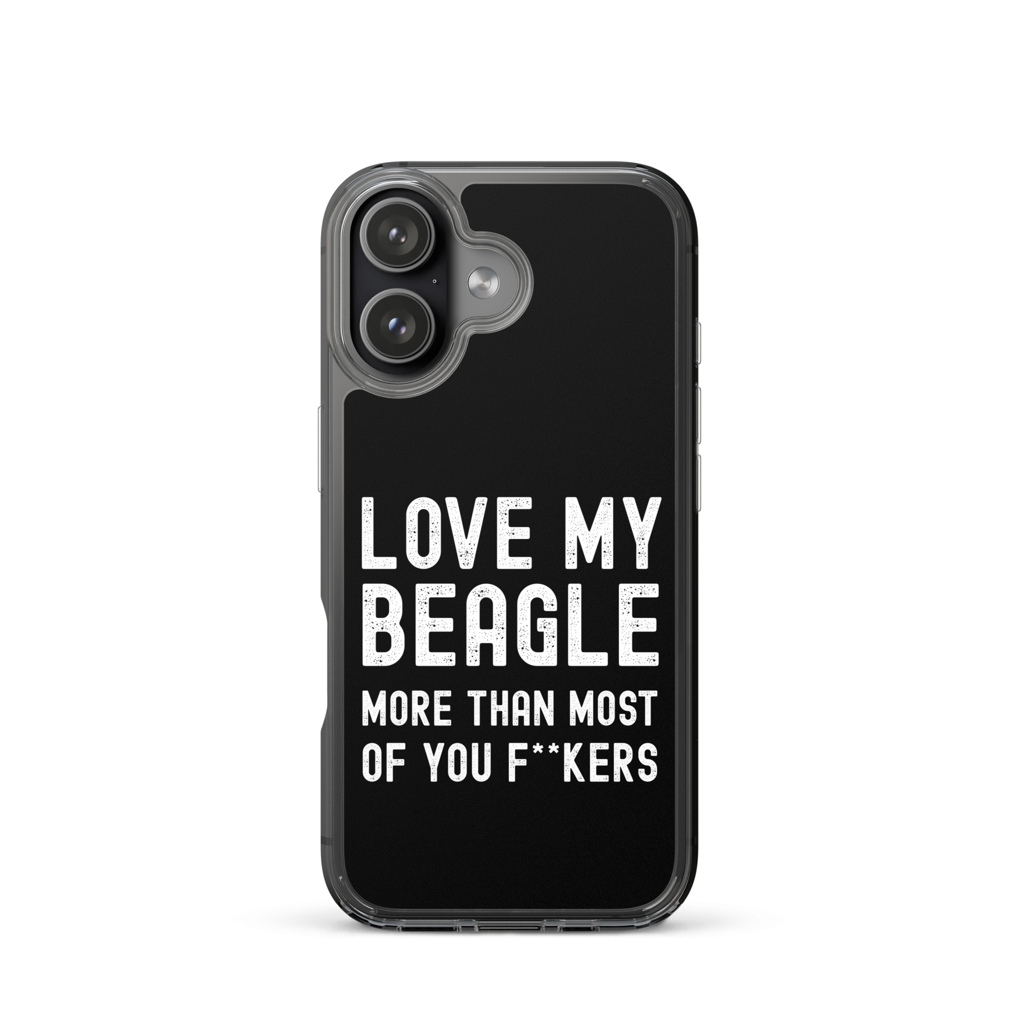 Love My Beagle More Funny iPhone® Case 4 clear case for iphone iphone 17 case on phone 68f9069d89f4a.jpg